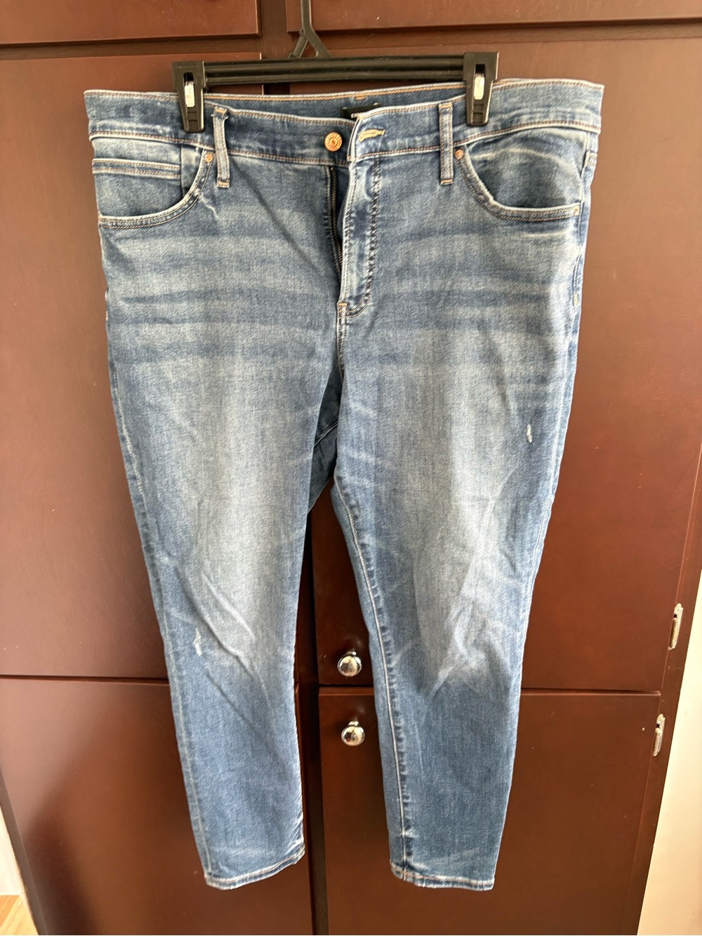EUC Express mid rise hyper sculpt skinny jeans size 16